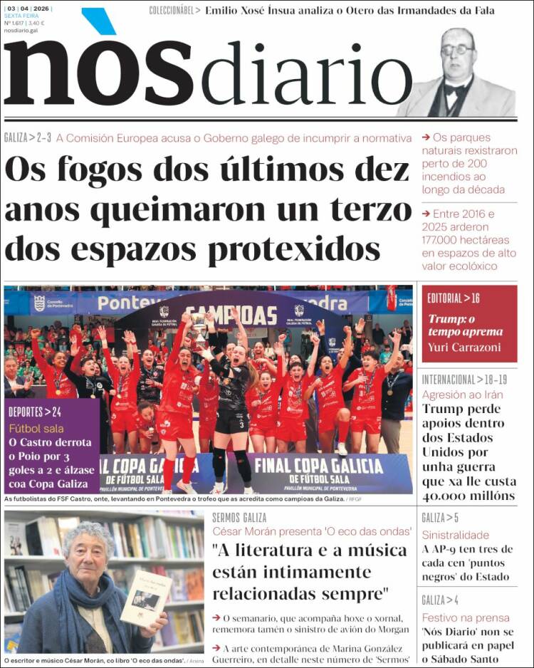 Portada de Nòs Diario (Spain)