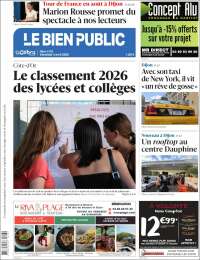 Portada de Le Bien Public (Francia)