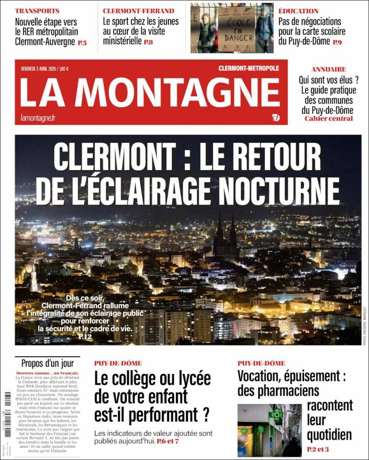 Portada de La Montagne (France)