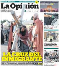 Portada de La Opinión (USA)