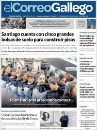 Portada de El Correo Gallego (Espa&ntilde;a)
