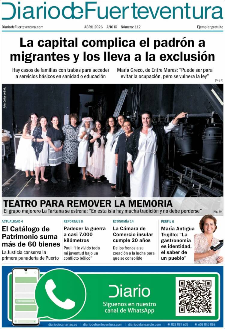 Portada de Diario de Fuerteventura (Espa&ntilde;a)