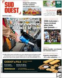 Portada de Sud Ouest (Francia)
