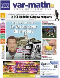 Portada de Var-Matin (Francia)