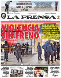 Portada de La Prensa (Mexico)