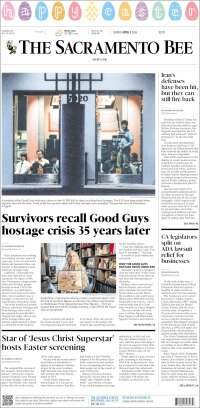 Portada de The Sacramento Bee (USA)