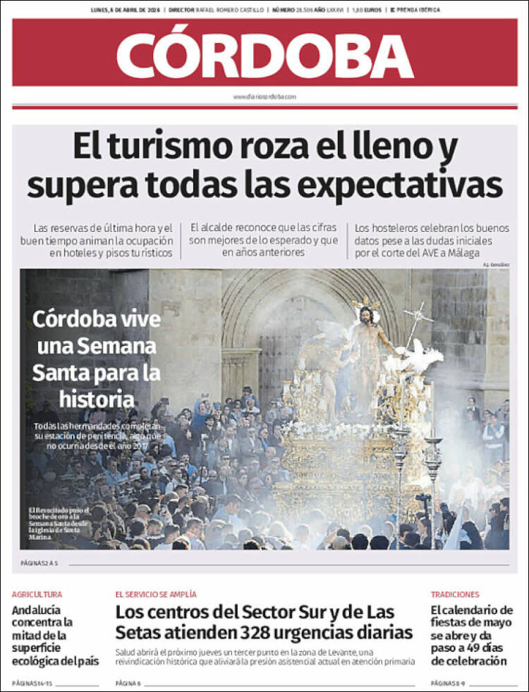 Portada de Diario de Córdoba (Espa&ntilde;a)