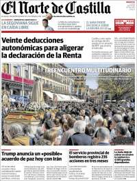 Portada de Norte de Castilla - Segovia (Espa&ntilde;a)