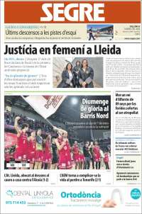 Portada de Segre (Espa&ntilde;a)