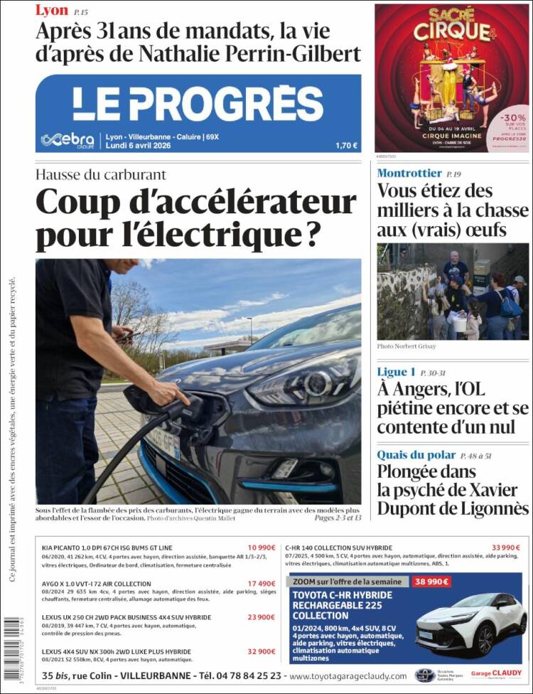 Portada de Progres de Fecamp (Francia)