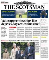 Portada de The Scotsman (Reino Unido)