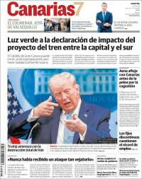 Portada de Canarias 7 (Espa&ntilde;a)