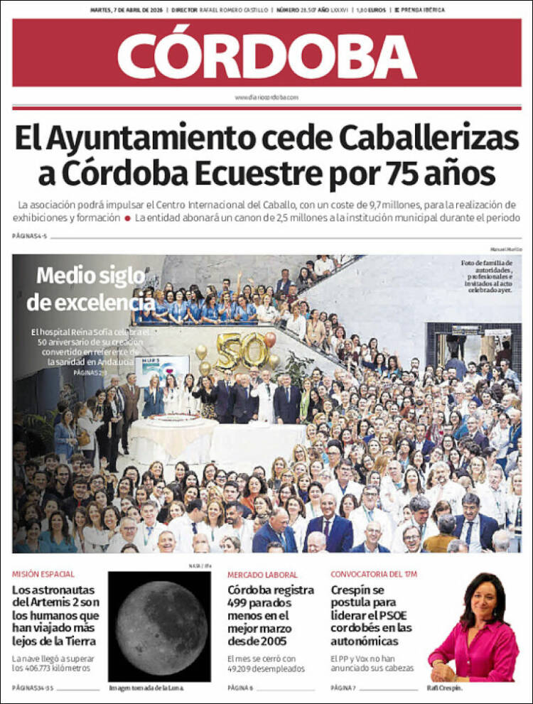 Portada de Diario de Córdoba (Espa&ntilde;a)