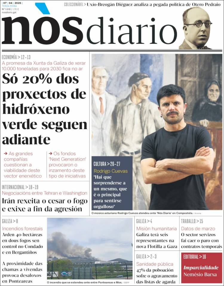 Portada de Nòs Diario (Espagne)