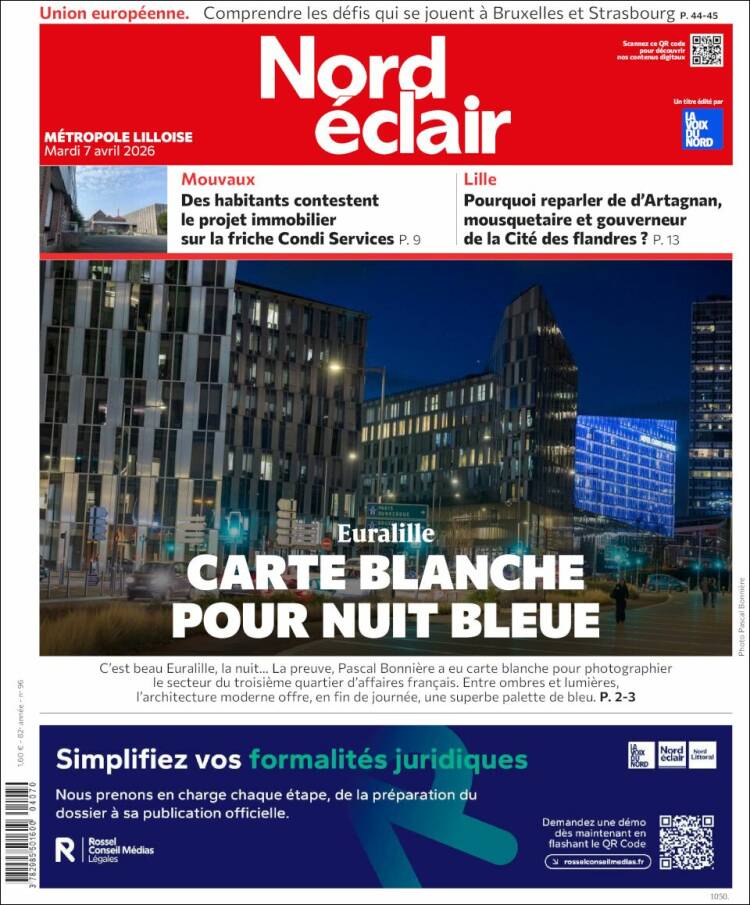 Portada de Nord Éclair (Francia)