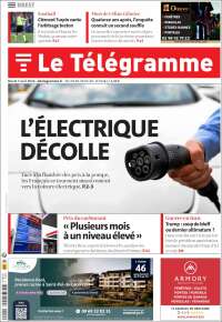 Portada de Télégramme (Francia)