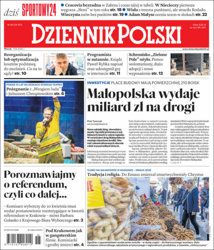Portada de Dziennik (Poland)