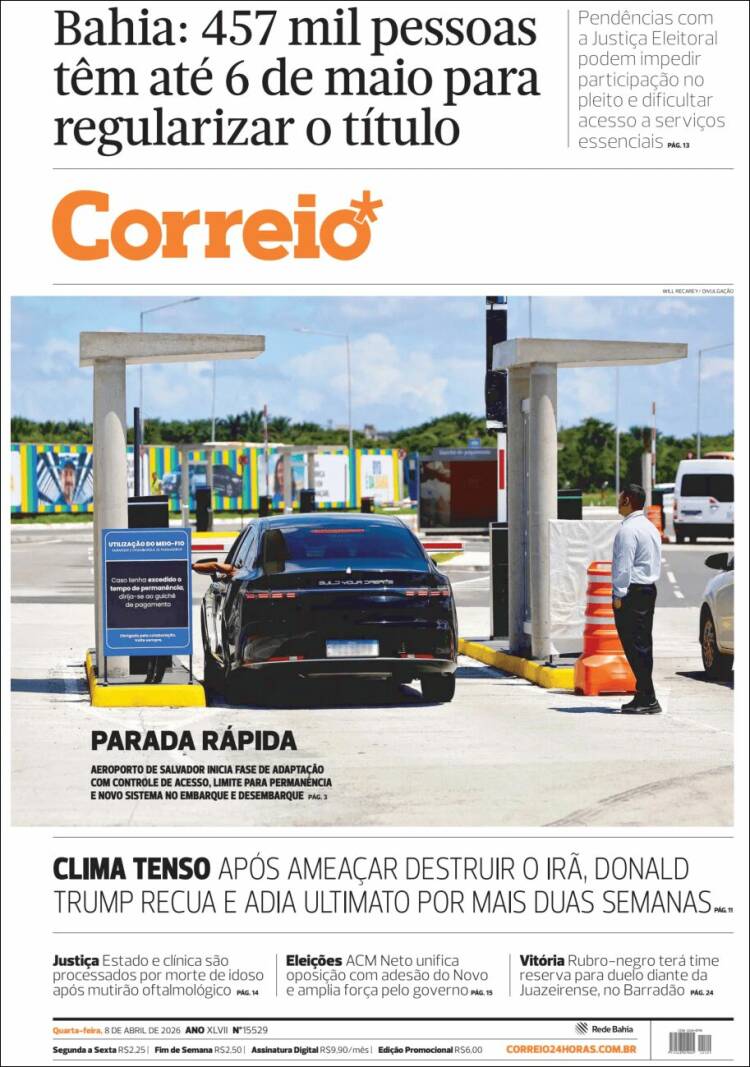 Portada de Correio* (Brasil)