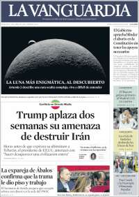 Portada de La Vanguardia (Spain)