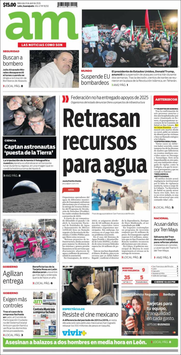 Portada de Al Día A.M. (M&eacute;xico)