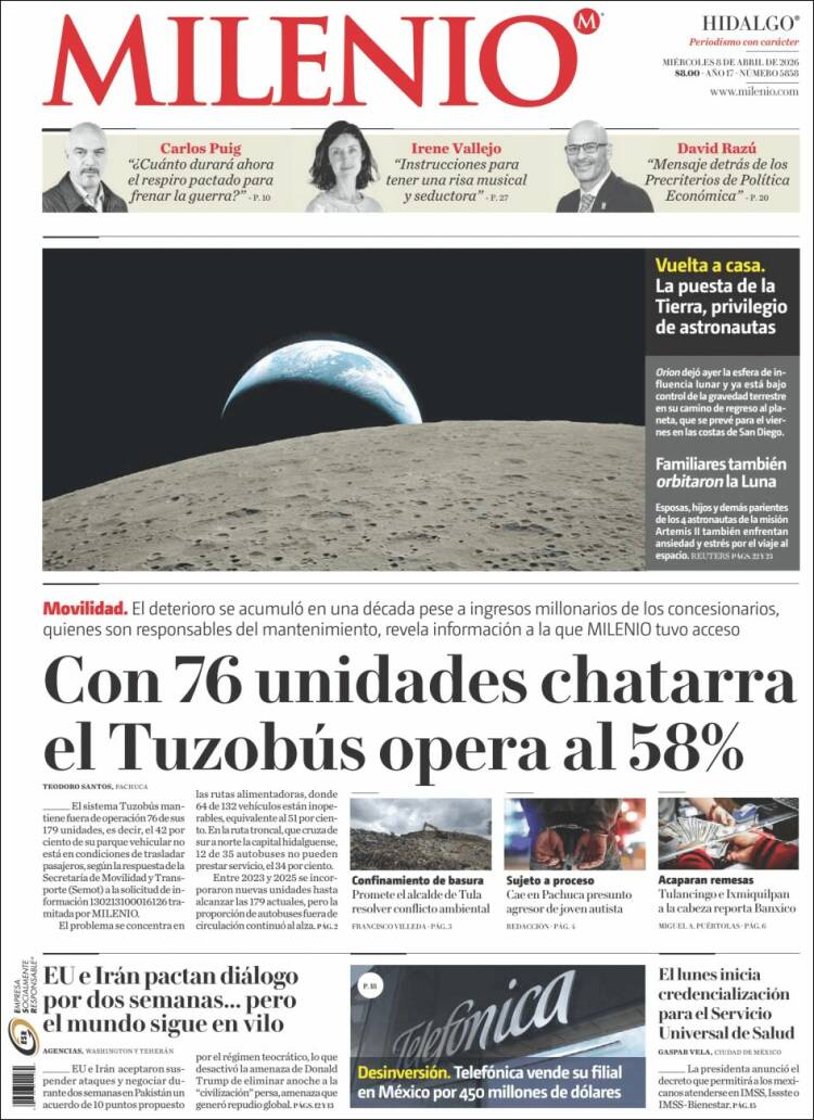 Portada de Milenio de Hidalgo (M&eacute;xico)