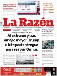 Portada de La Razón (M&eacute;xico)