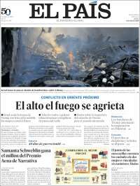 Portada de El País (Spain)
