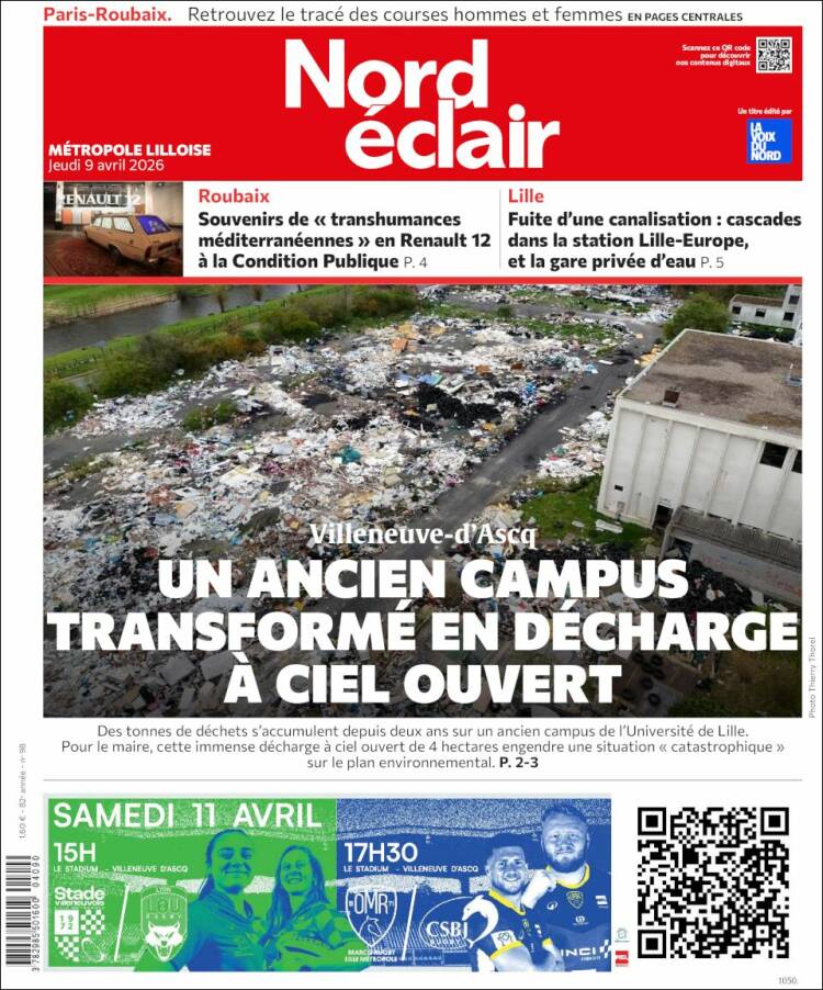 Portada de Nord Éclair (Francia)