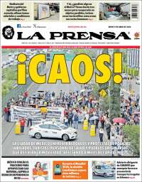 Portada de La Prensa (M&eacute;xico)