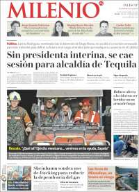 Portada de Milenio - Jalisco (M&eacute;xico)