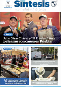 Portada de Síntesis - Puebla (M&eacute;xico)