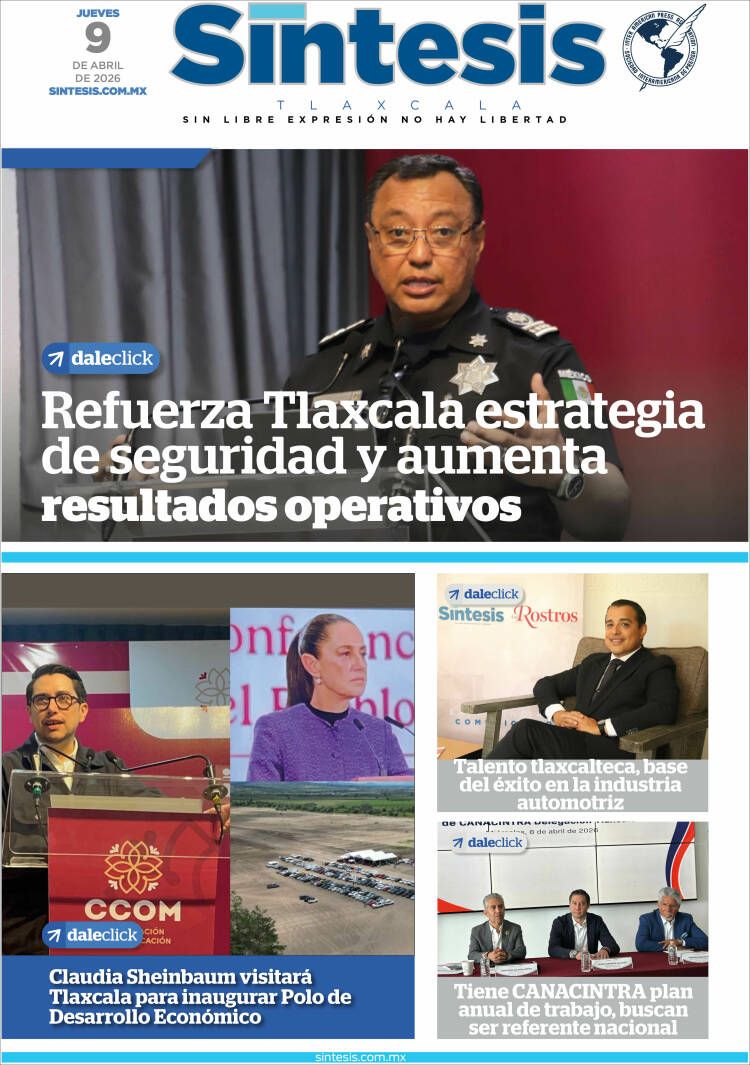 Portada de Síntesis de Tlaxcala (M&eacute;xico)