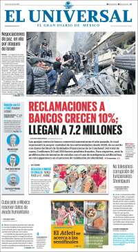 Portada de El Universal (M&eacute;xico)