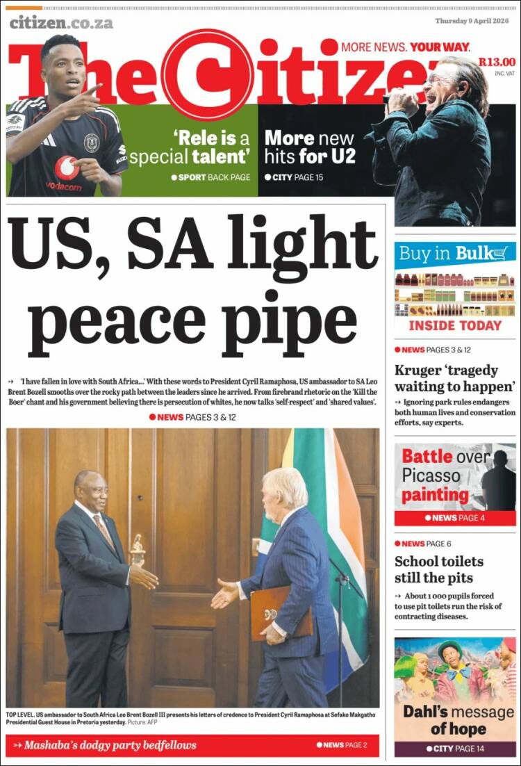 Portada de The Citizen (South Africa)