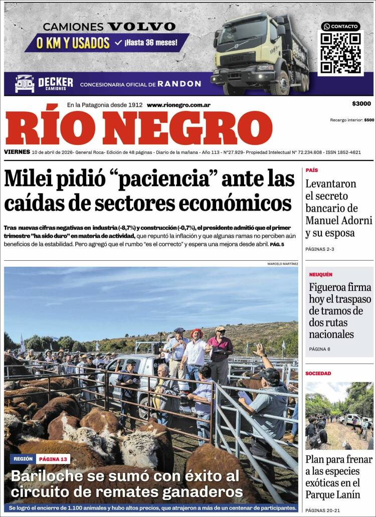 Portada de Rio Negro (Argentina)