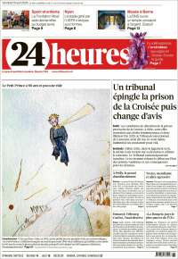 Portada de 24 Heures (Suiza)