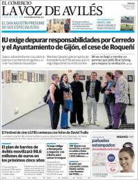 Portada de El Comercio - Avilés (Espagne)