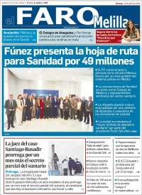 Portada de El Faro de Melilla (Espa&ntilde;a)