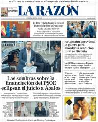 Portada de La Razón (Espa&ntilde;a)