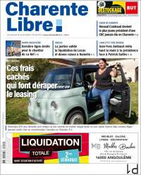 Portada de Charente Libre (France)