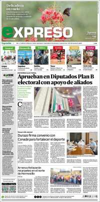Portada de Expreso (M&eacute;xico)