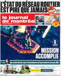 Portada de Le Journal de Montréal (Canada)