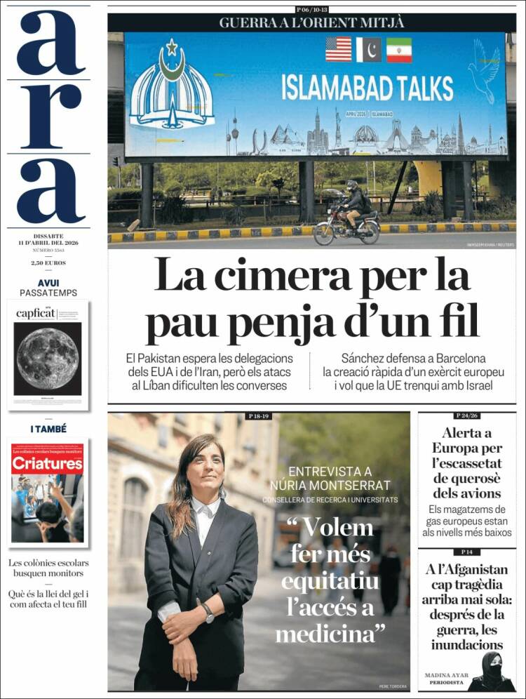 Portada de Ara (Espagne)