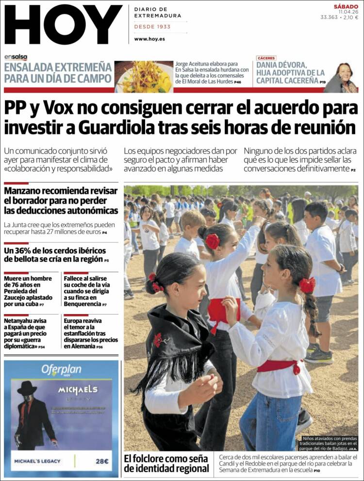 Portada de Hoy - Badajoz (Espa&ntilde;a)