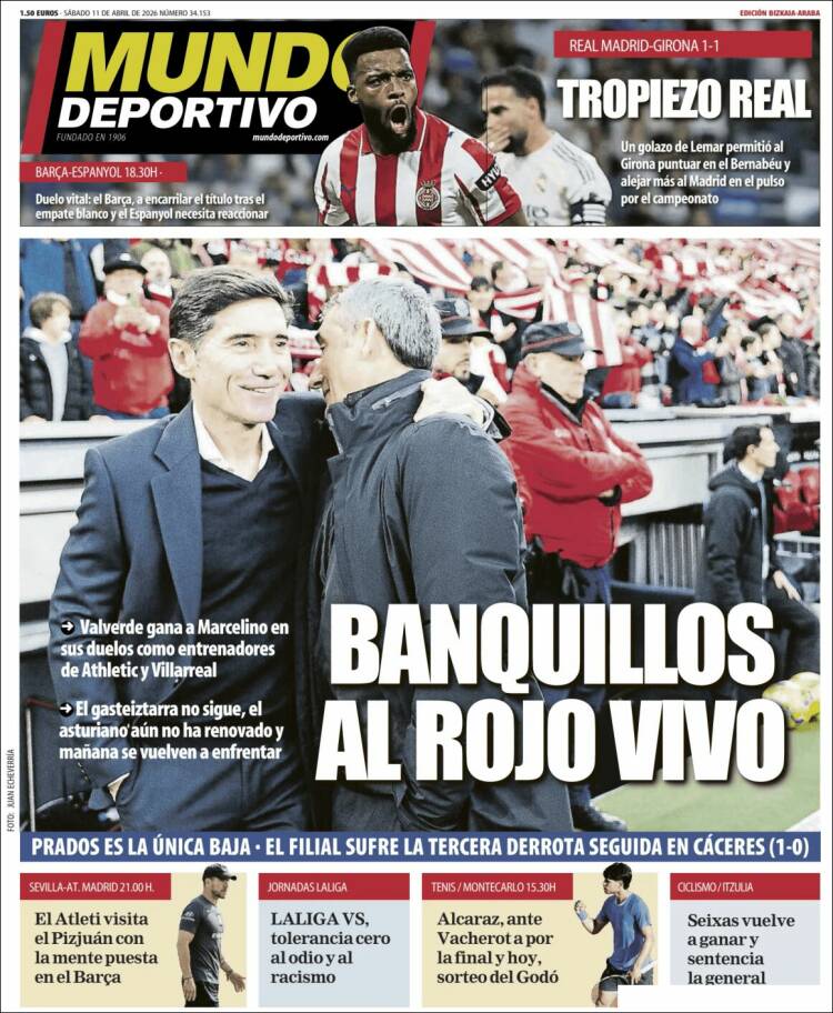 Portada de Mundo Deportivo Bizkaia (Espa&ntilde;a)