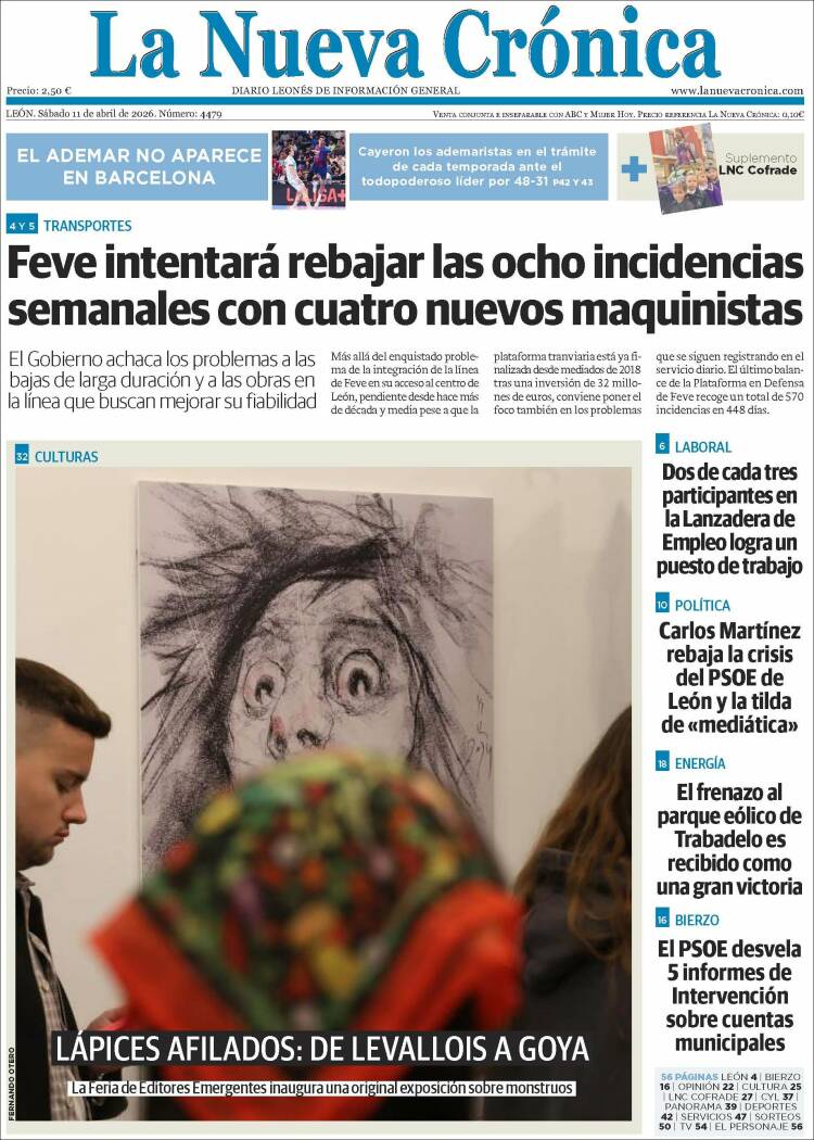 Portada de La Nueva Crónica (Espa&ntilde;a)