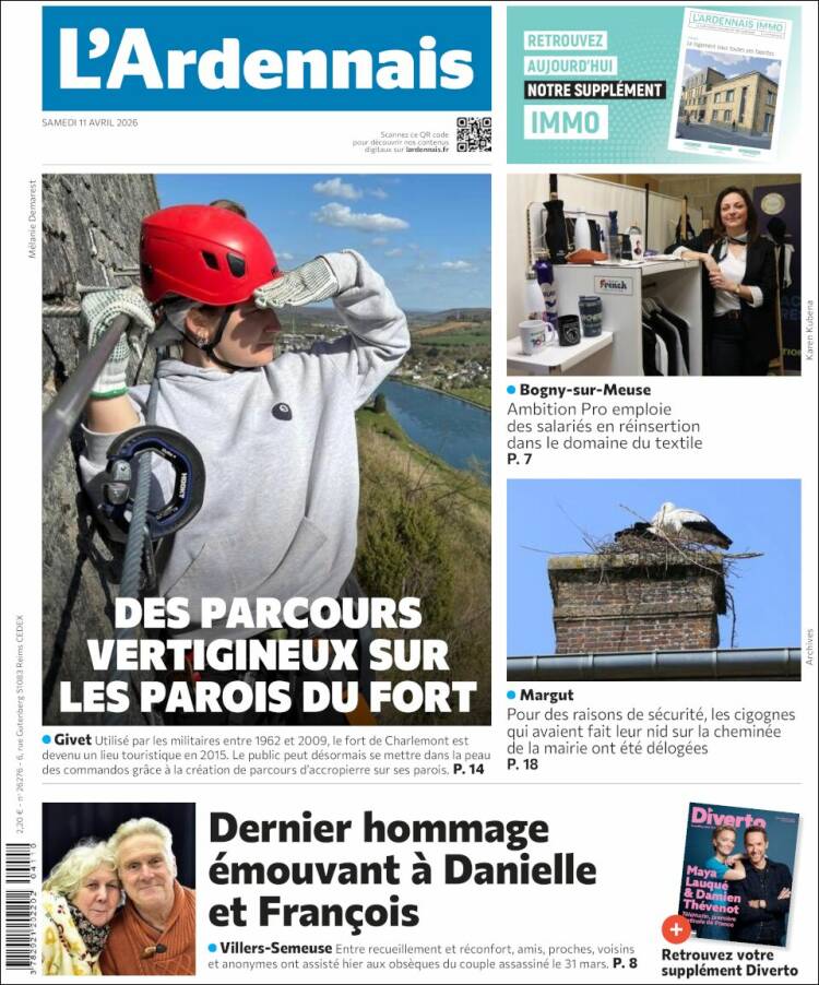 Portada de L'Ardenais (Francia)