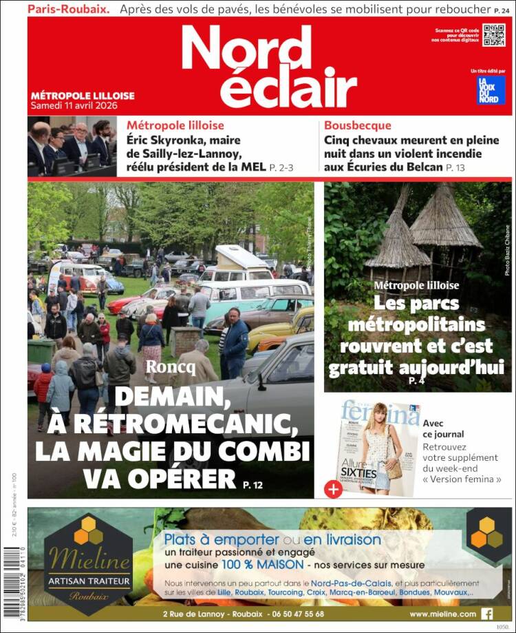 Portada de Nord Éclair (Francia)