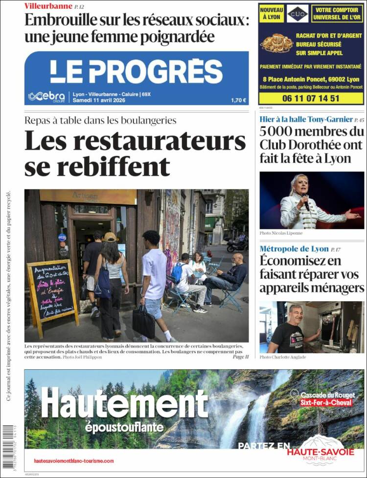 Portada de Progres de Fecamp (Francia)