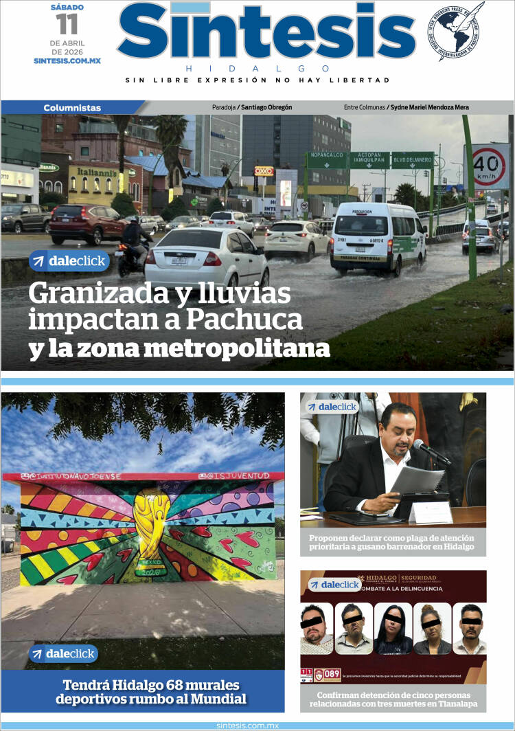 Portada de Sistesis - Hidalgo (M&eacute;xico)